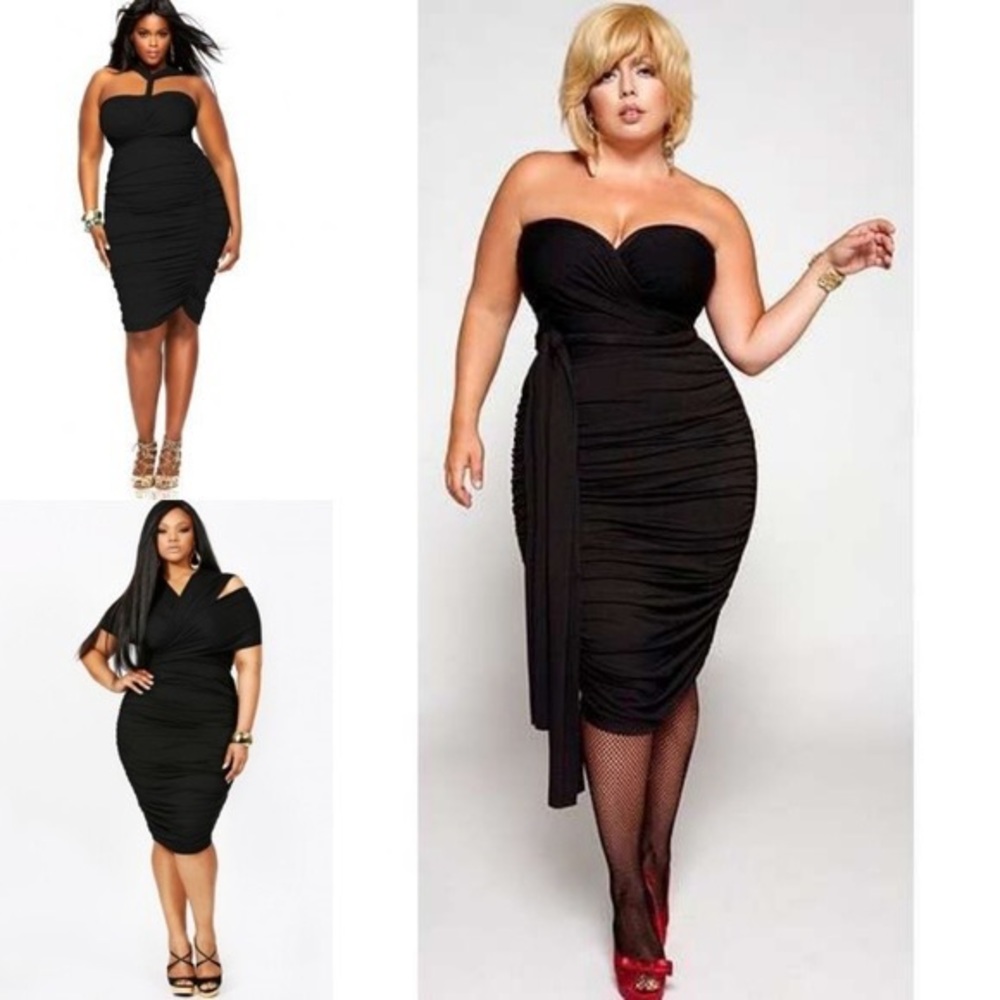 Monif C. “Marilyn” Ruched Convertible Dress